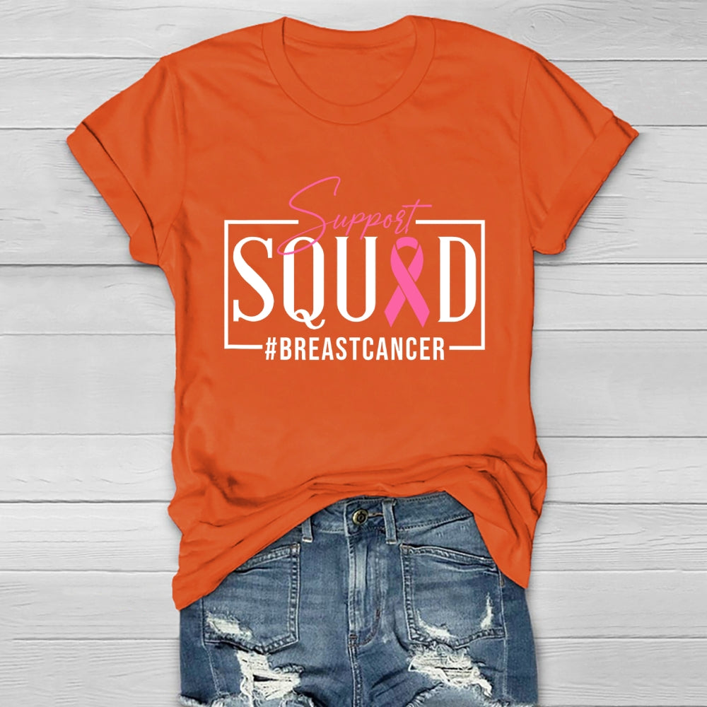 Support Squad Breast Cancer  Healthwear T-shirt