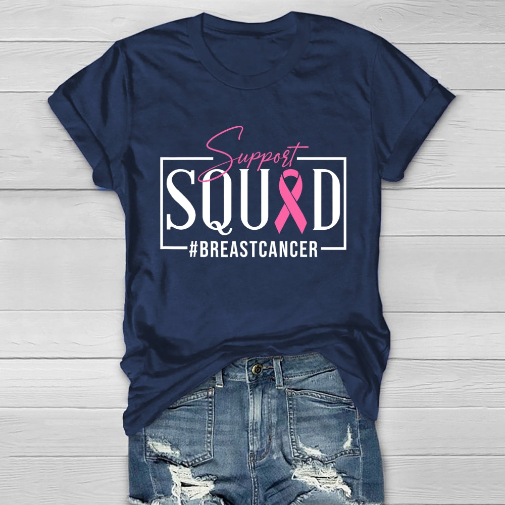Support Squad Breast Cancer  Healthwear T-shirt