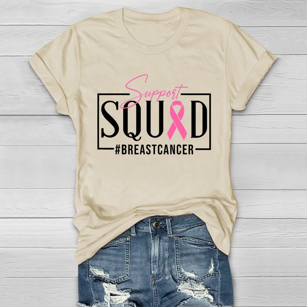 Support Squad Breast Cancer  Healthwear T-shirt