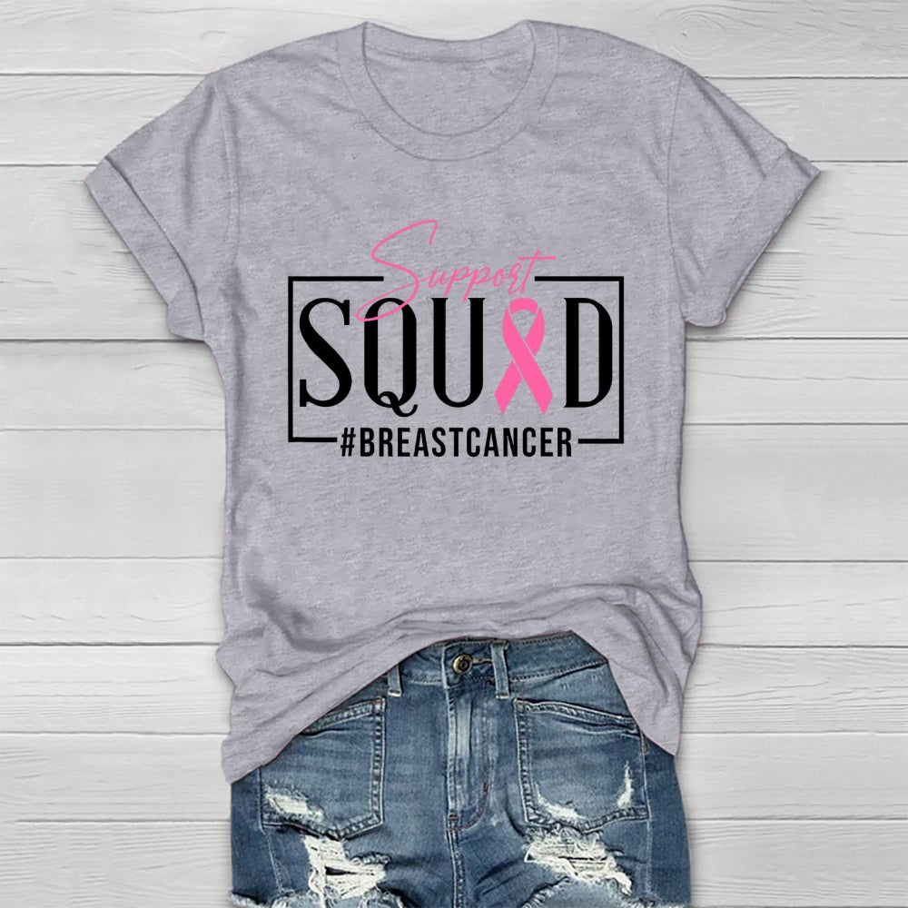 Support Squad Breast Cancer  Healthwear T-shirt