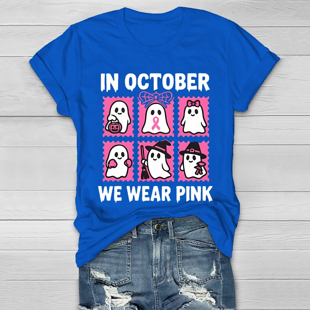 In October We Wear Pink Healthwear T-shirt