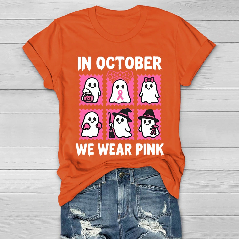 In October We Wear Pink Healthwear T-shirt
