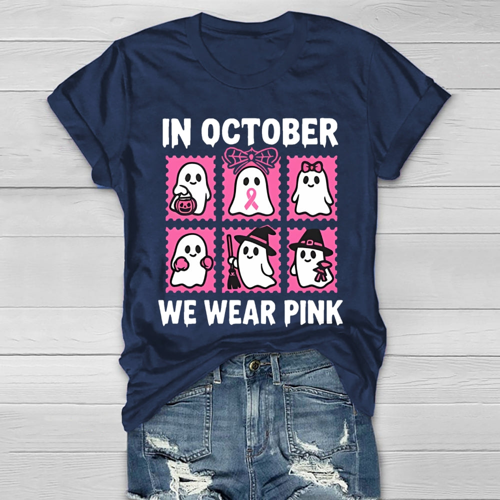 In October We Wear Pink Healthwear T-shirt