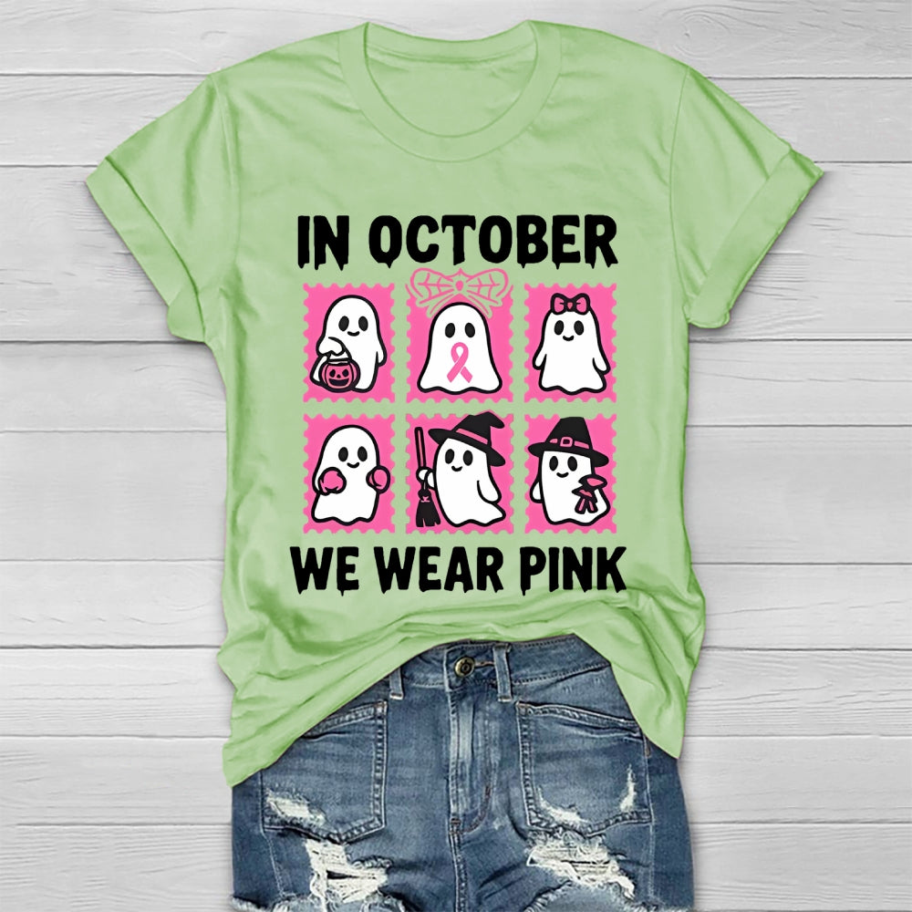 In October We Wear Pink Healthwear T-shirt