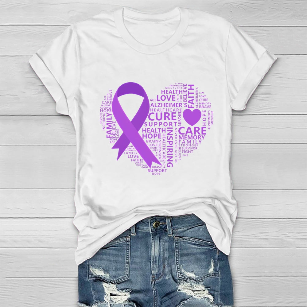 Alzheimer's Awareness Healthwear T-shirt