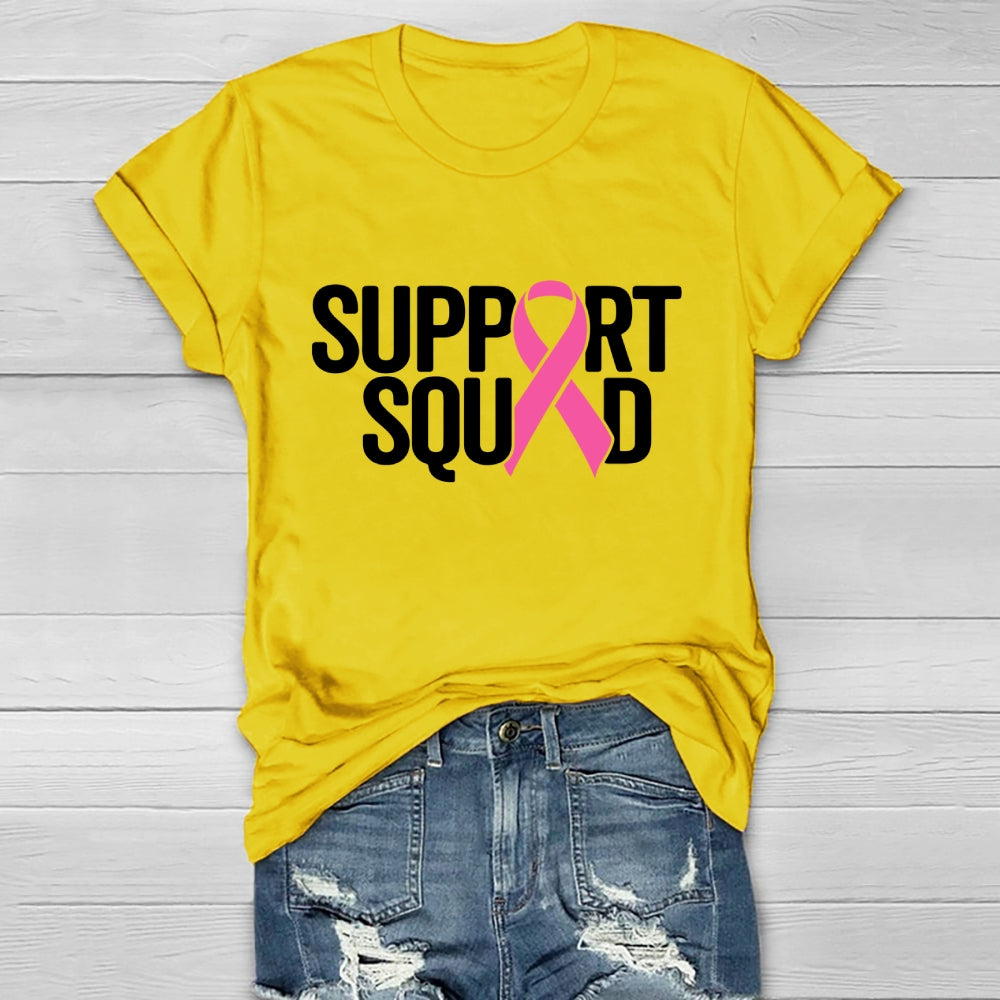 Support Squad Breast Cancer Awareness  Healthwear T-shirt