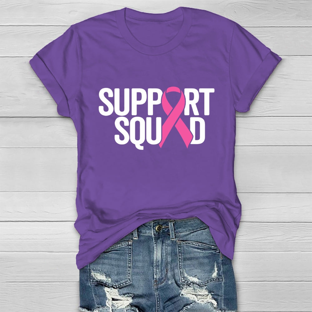 Support Squad Breast Cancer Awareness  Healthwear T-shirt