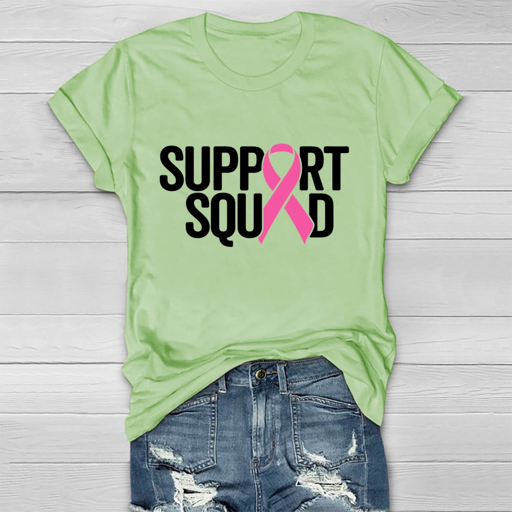 Support Squad Breast Cancer Awareness  Healthwear T-shirt