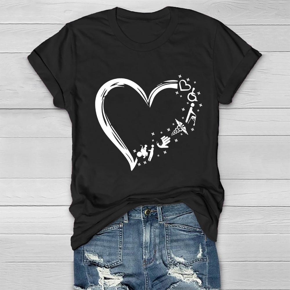 Disability Awareness  Healthwear T-shirt