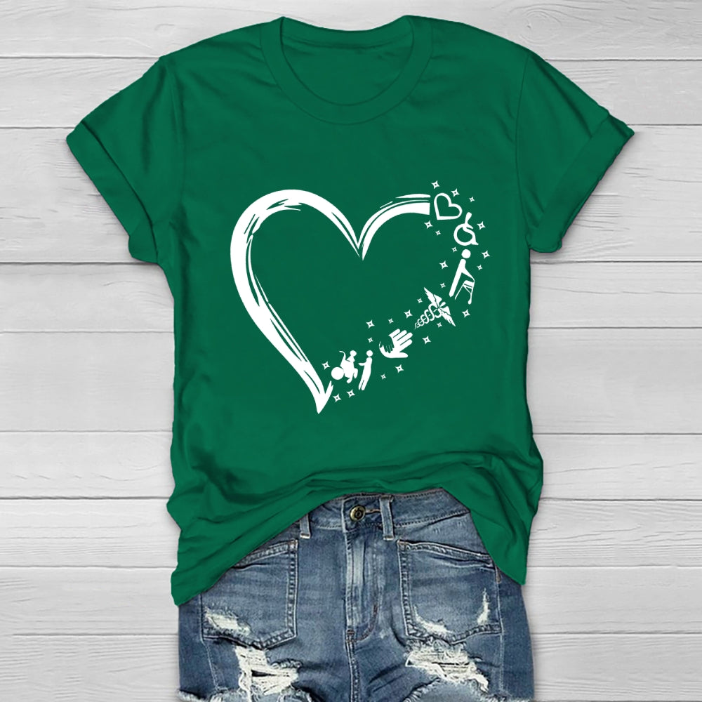 Disability Awareness  Healthwear T-shirt