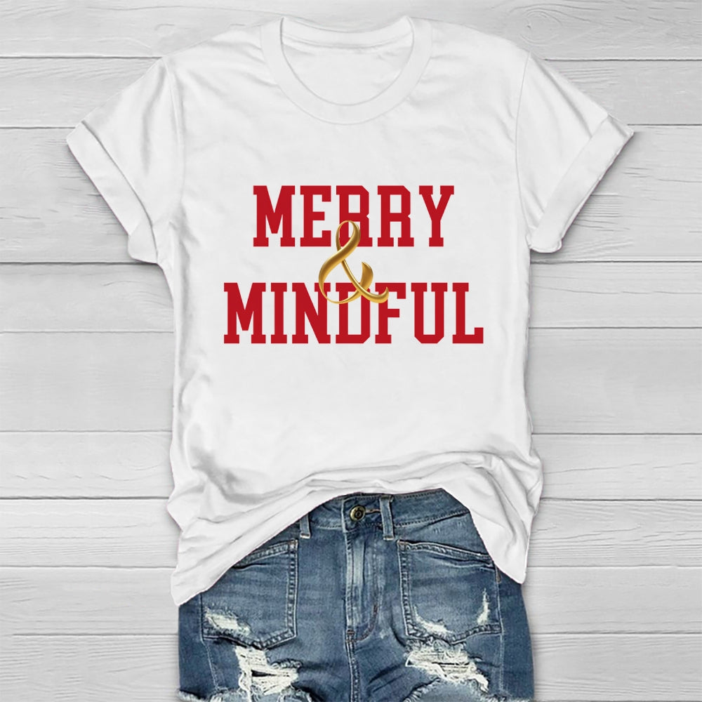 Merry And Mindful  Healthwear T-shirt