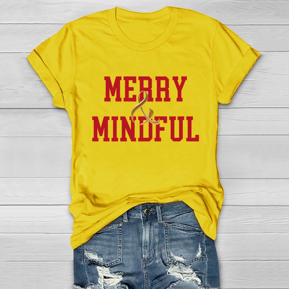 Merry And Mindful  Healthwear T-shirt