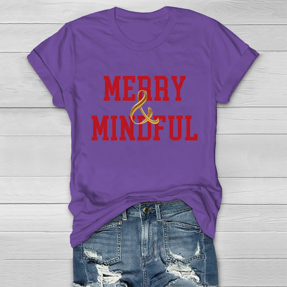 Merry And Mindful  Healthwear T-shirt