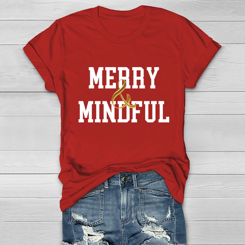 Merry And Mindful  Healthwear T-shirt