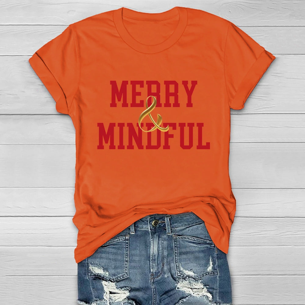 Merry And Mindful  Healthwear T-shirt