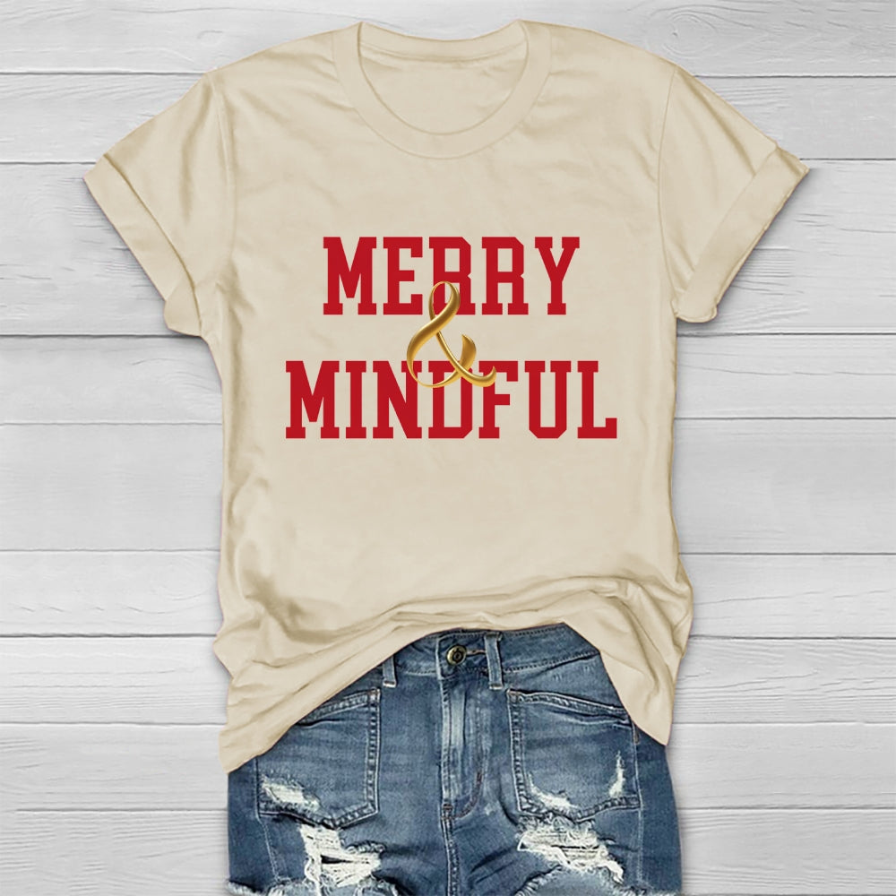 Merry And Mindful  Healthwear T-shirt
