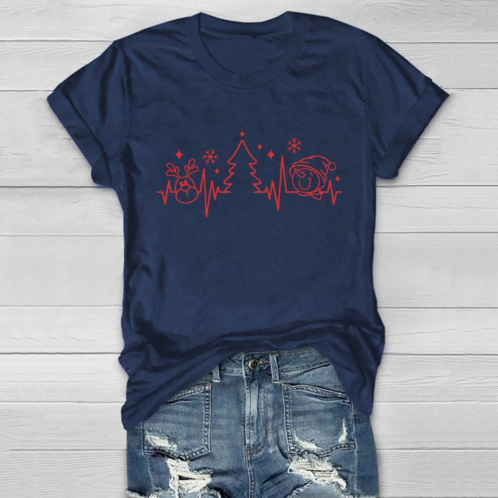 Heart Month Christmas Healthwear T-shirt