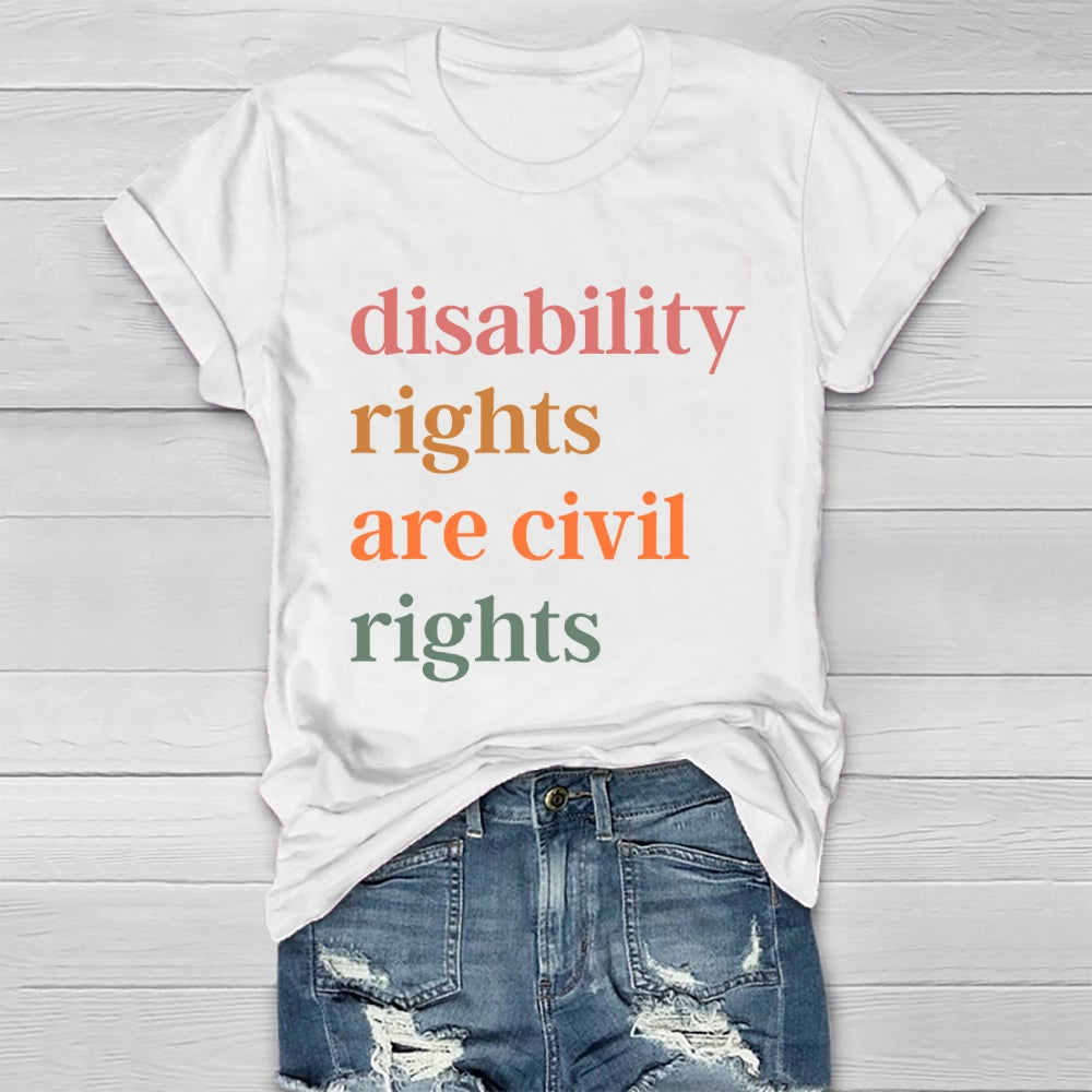 Disability Rights Are Civil Rights Healthwear T-shirt
