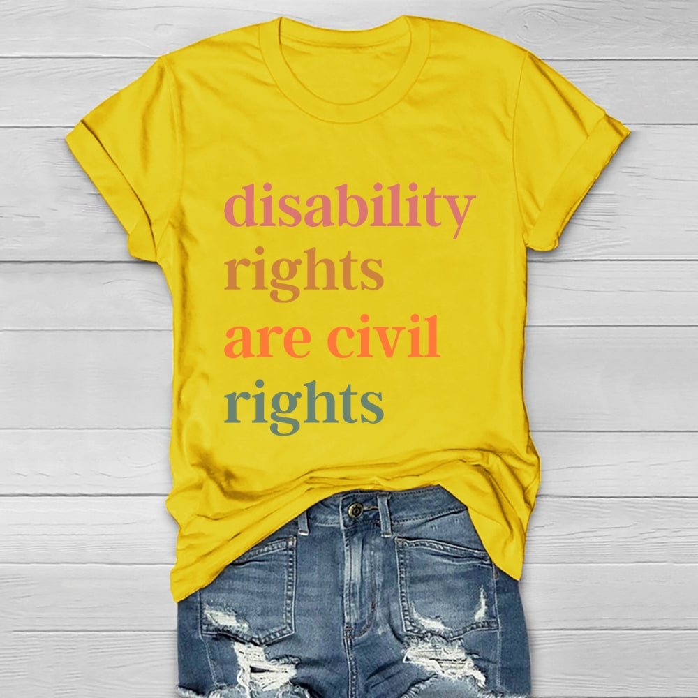 Disability Rights Are Civil Rights Healthwear T-shirt