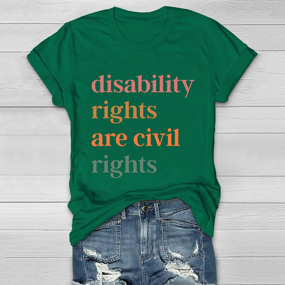 Disability Rights Are Civil Rights Healthwear T-shirt