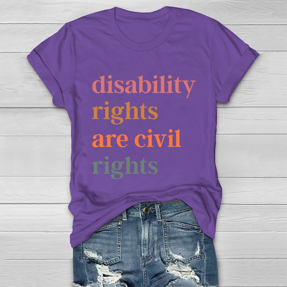 Disability Rights Are Civil Rights Healthwear T-shirt