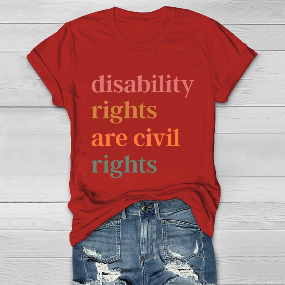 Disability Rights Are Civil Rights Healthwear T-shirt