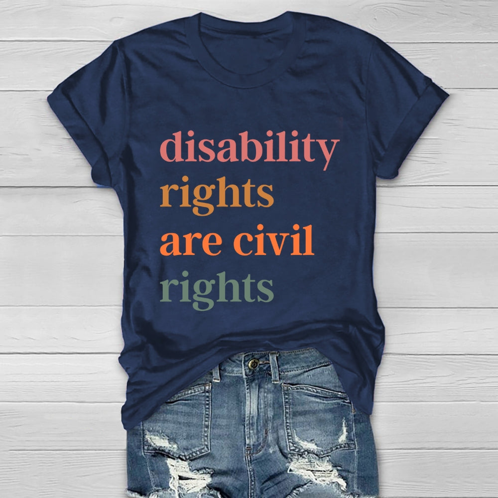 Disability Rights Are Civil Rights Healthwear T-shirt