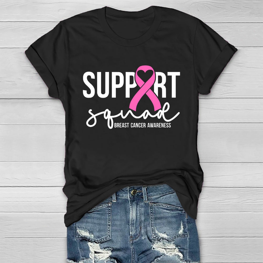 Support Squad Breast Cancer Awareness Healthwear T-shirt