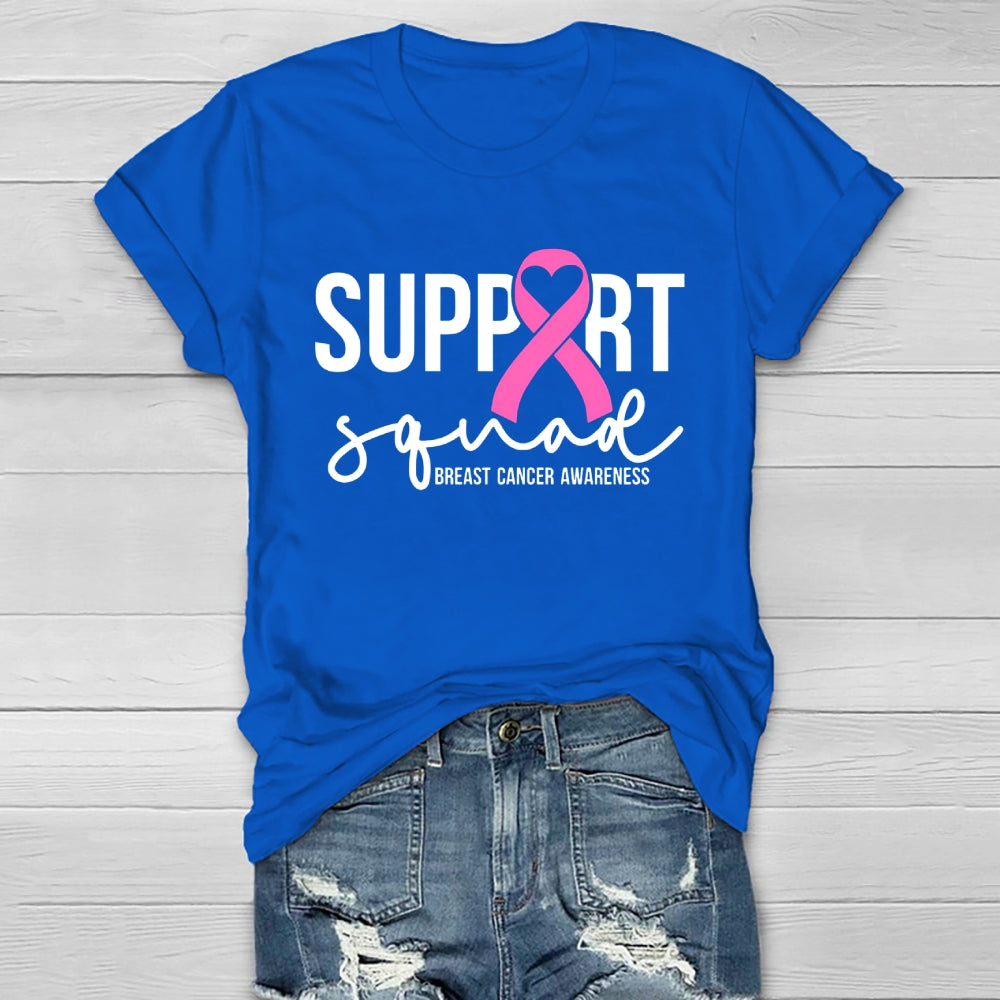 Support Squad Breast Cancer Awareness Healthwear T-shirt