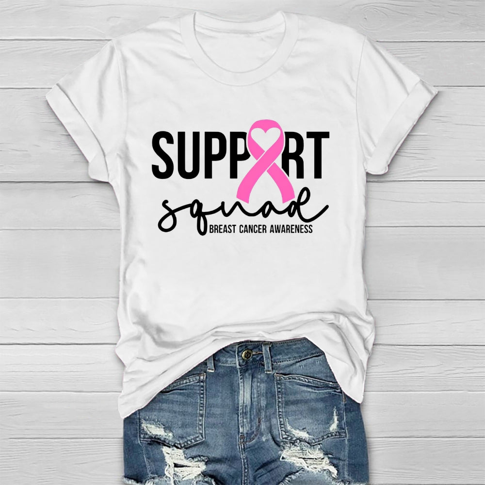 Support Squad Breast Cancer Awareness Healthwear T-shirt