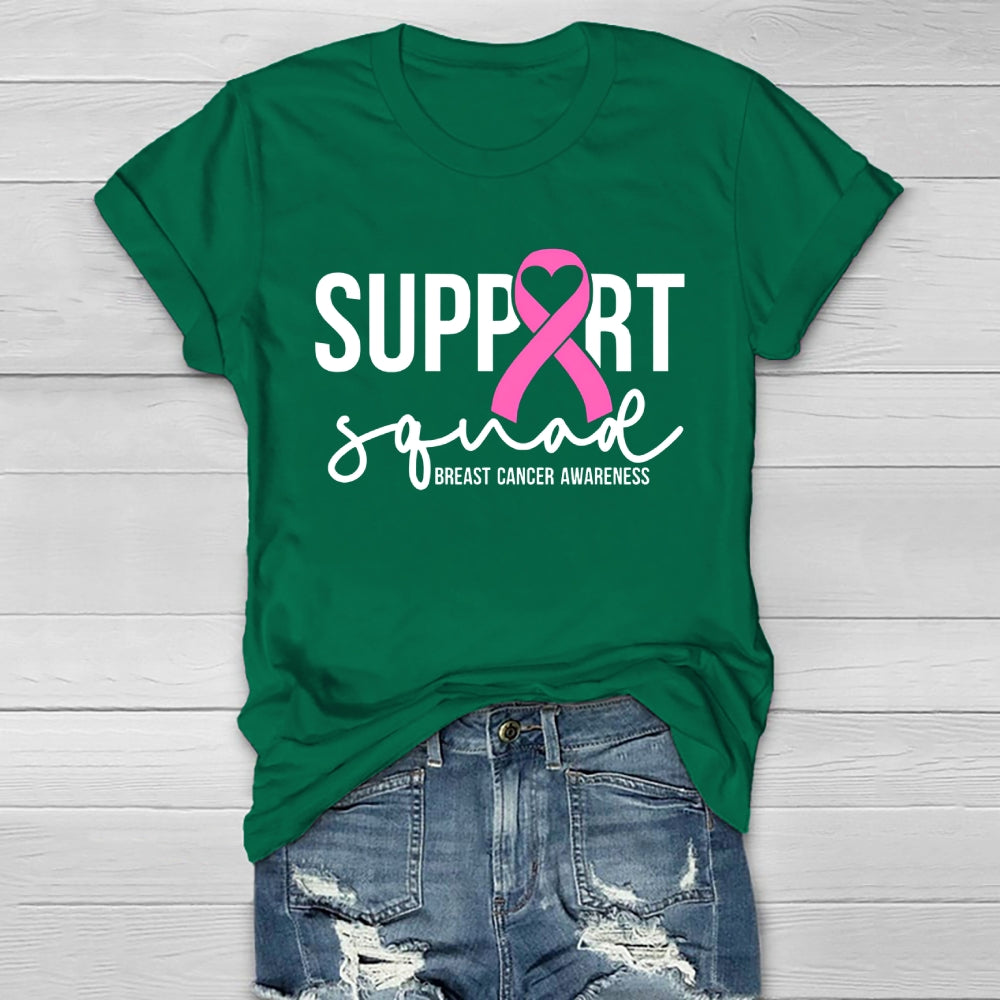 Support Squad Breast Cancer Awareness Healthwear T-shirt