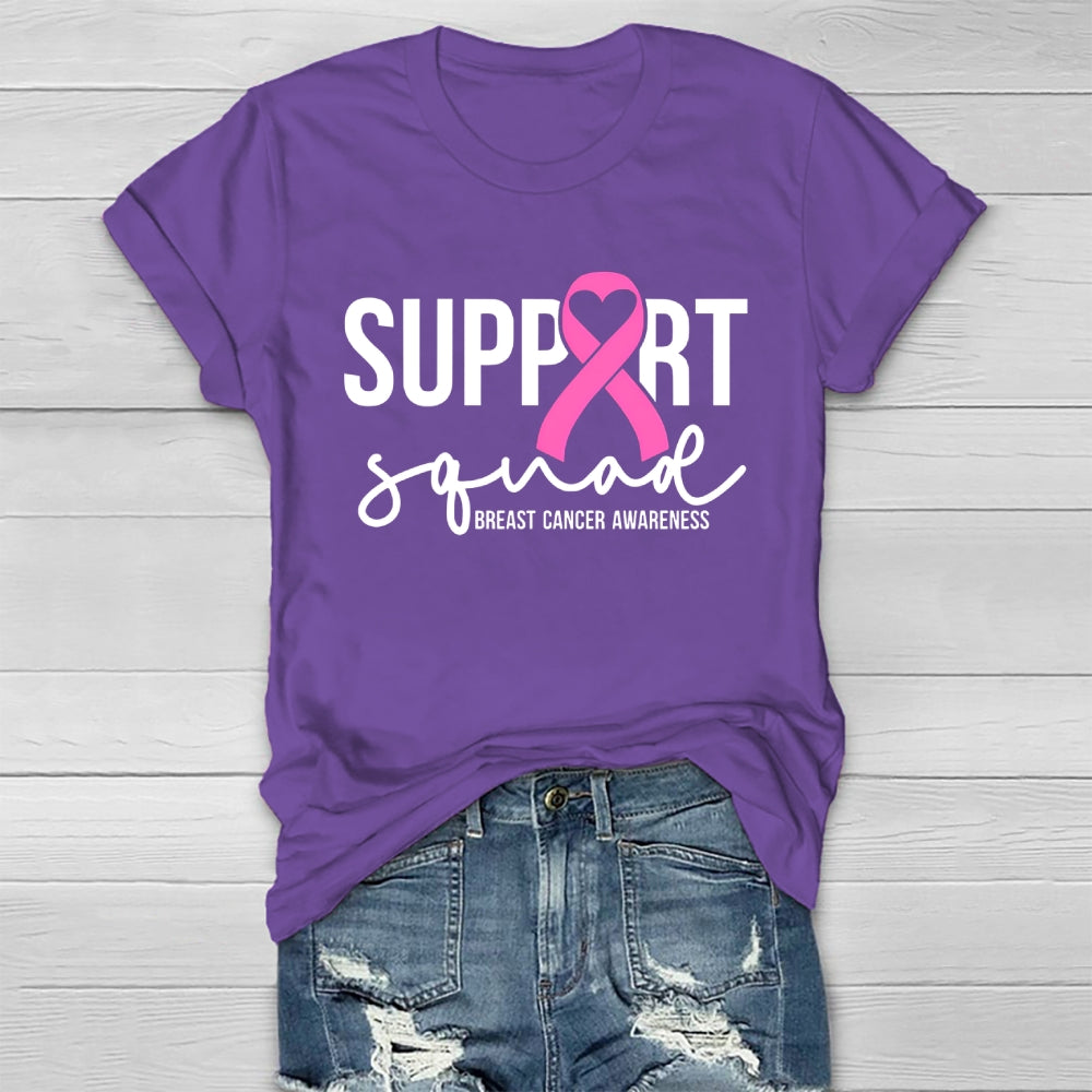 Support Squad Breast Cancer Awareness Healthwear T-shirt