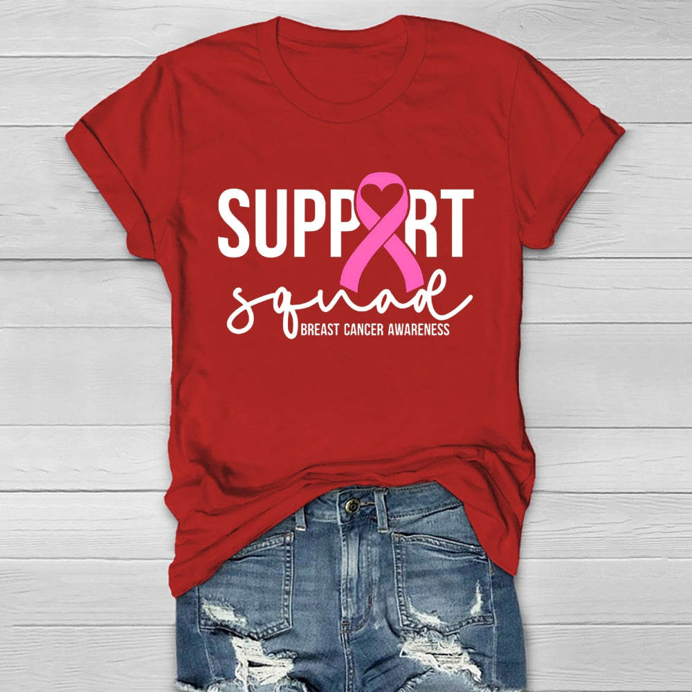 Support Squad Breast Cancer Awareness Healthwear T-shirt
