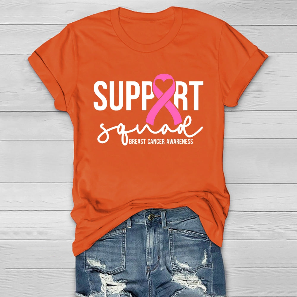Support Squad Breast Cancer Awareness Healthwear T-shirt