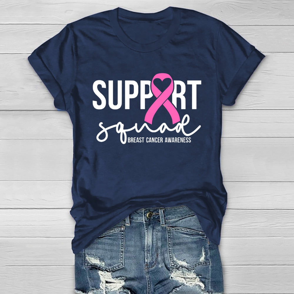 Support Squad Breast Cancer Awareness Healthwear T-shirt