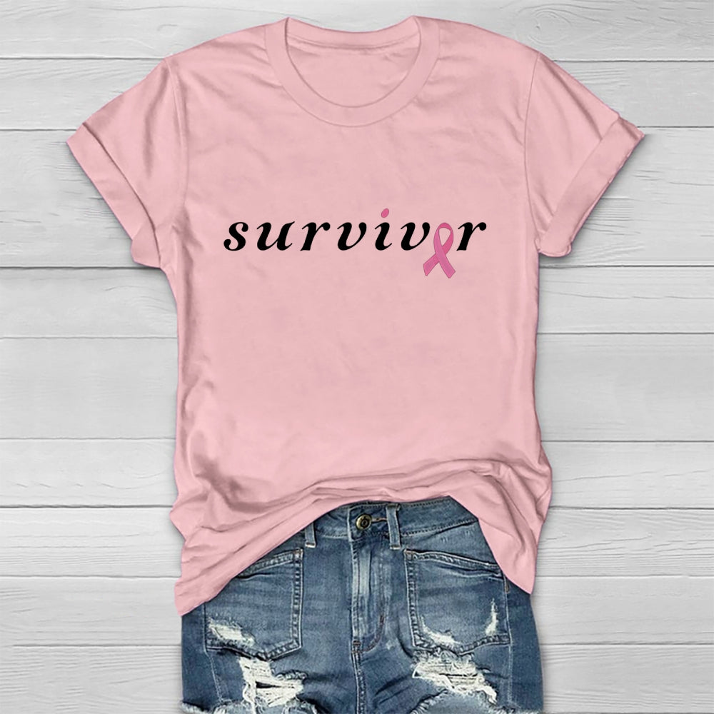 Survivor Breast Awareness Healthwear T-shirt