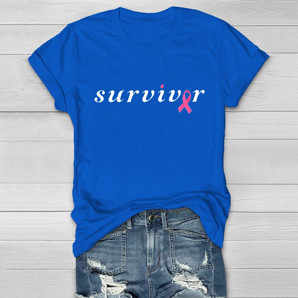 Survivor Breast Awareness Healthwear T-shirt