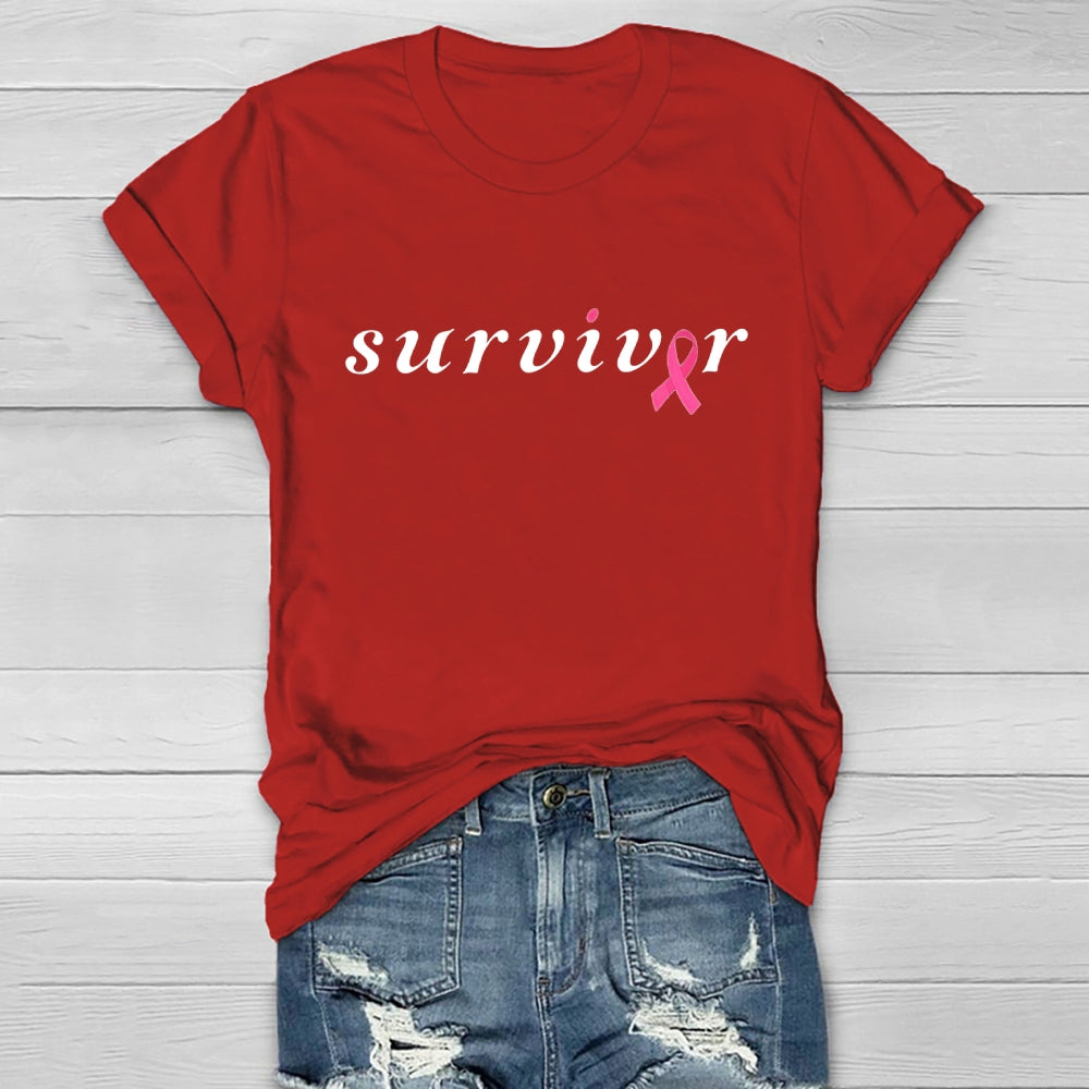 Survivor Breast Awareness Healthwear T-shirt