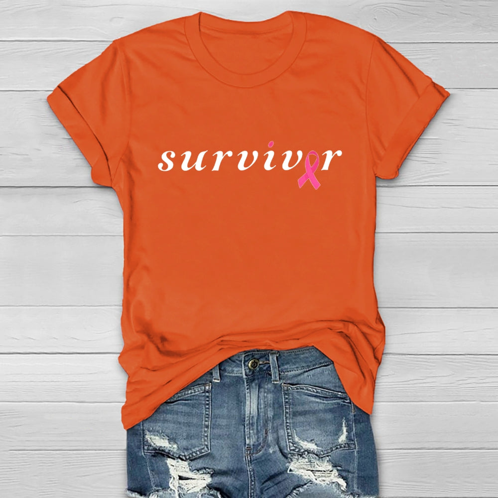 Survivor Breast Awareness Healthwear T-shirt