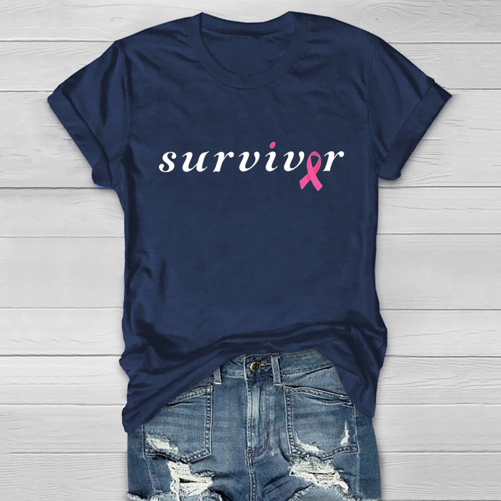 Survivor Breast Awareness Healthwear T-shirt