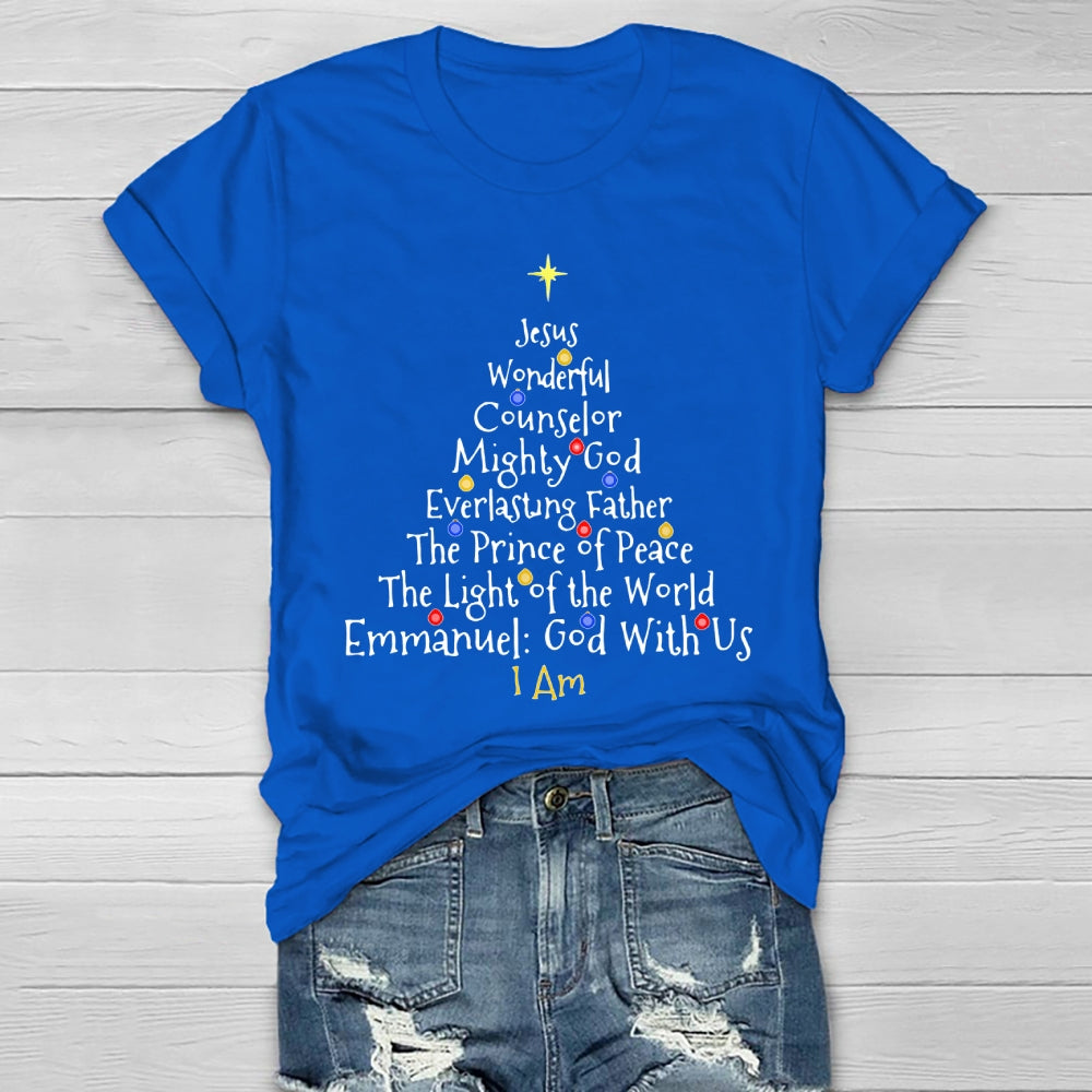 Jesus Wonderful Counselor Mighty God Everlasting Father Healthwear T-shirt