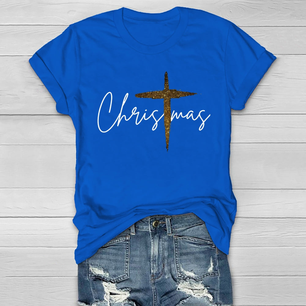 Jesus Christ Cross Christmas Healthwear T-shirt