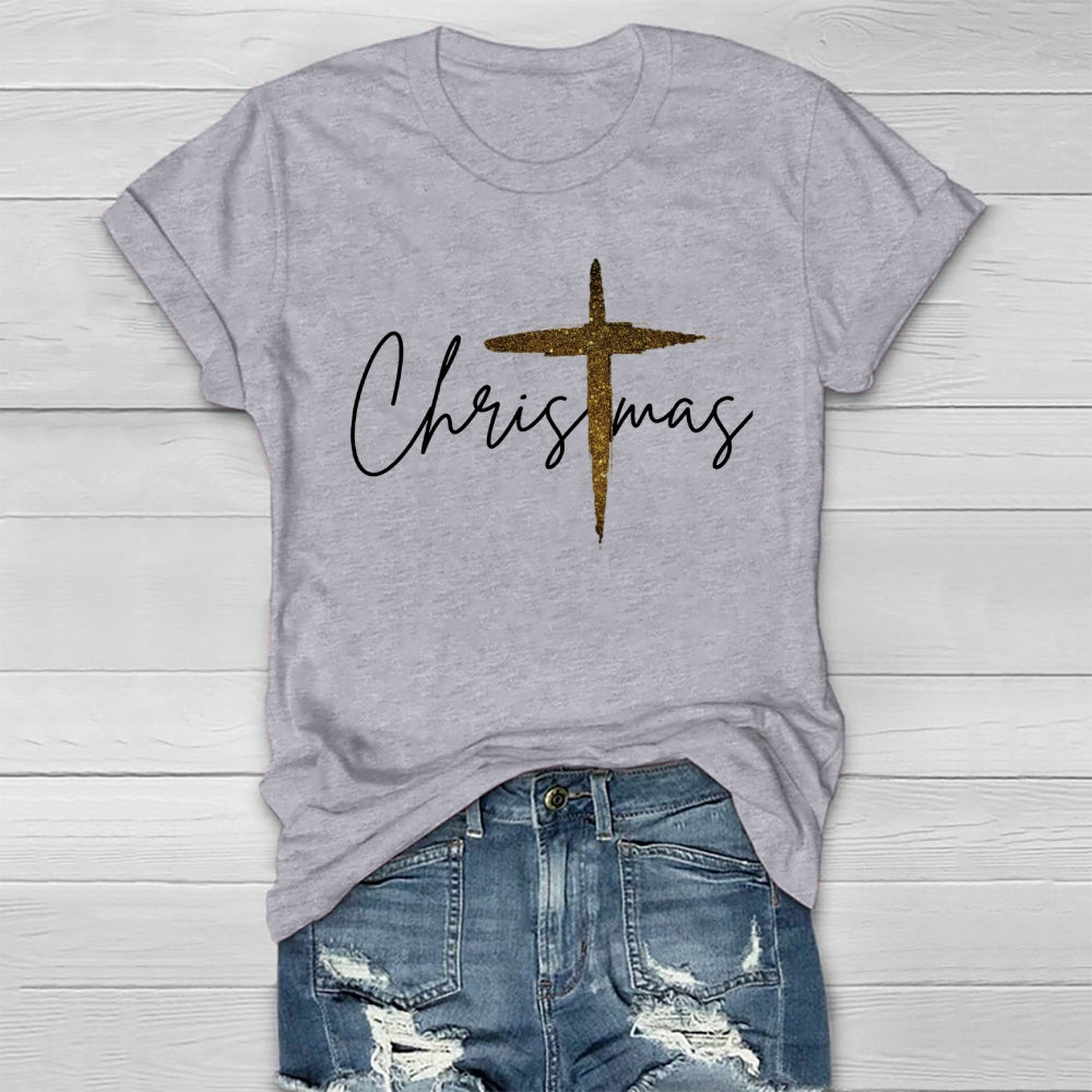 Jesus Christ Cross Christmas Healthwear T-shirt