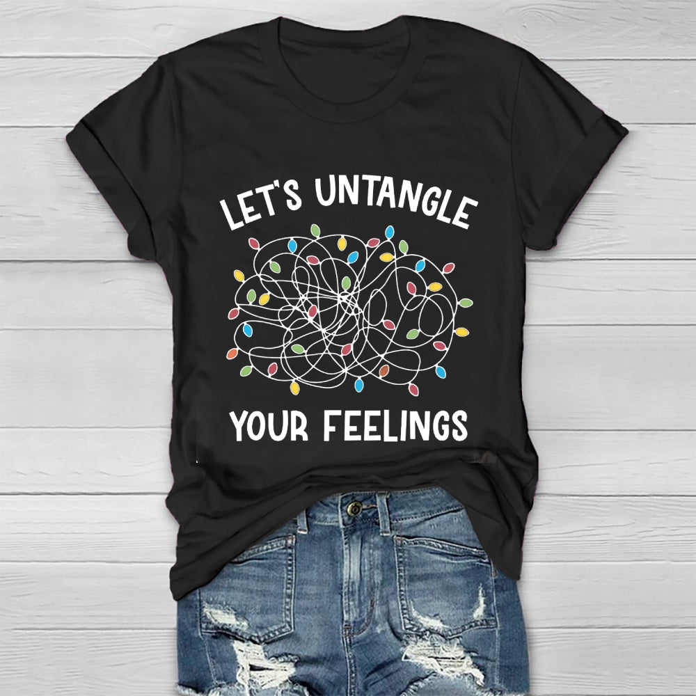 Let's Untangle Your Feelings Healthwear T-shirt