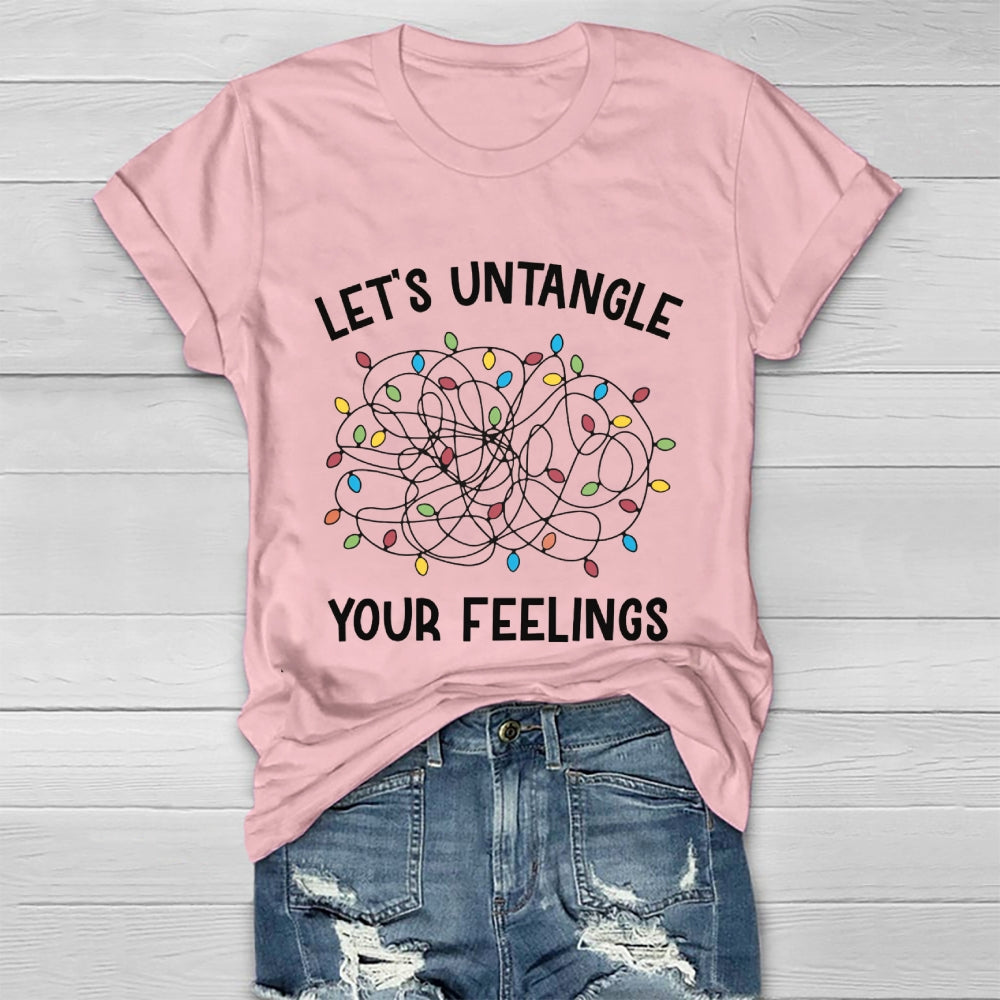 Let's Untangle Your Feelings Healthwear T-shirt