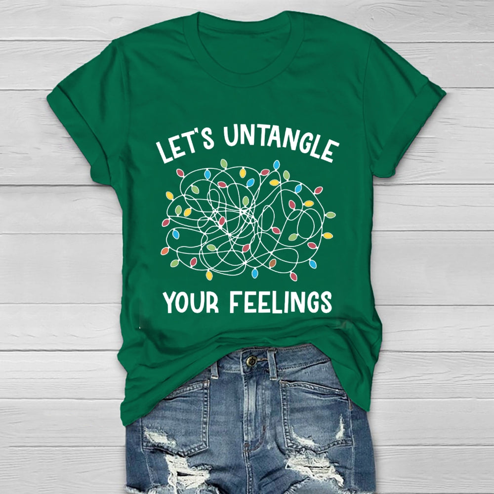 Let's Untangle Your Feelings Healthwear T-shirt