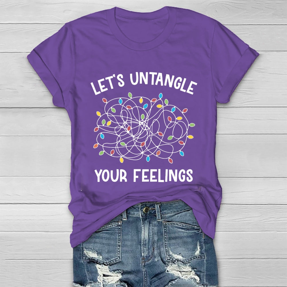 Let's Untangle Your Feelings Healthwear T-shirt