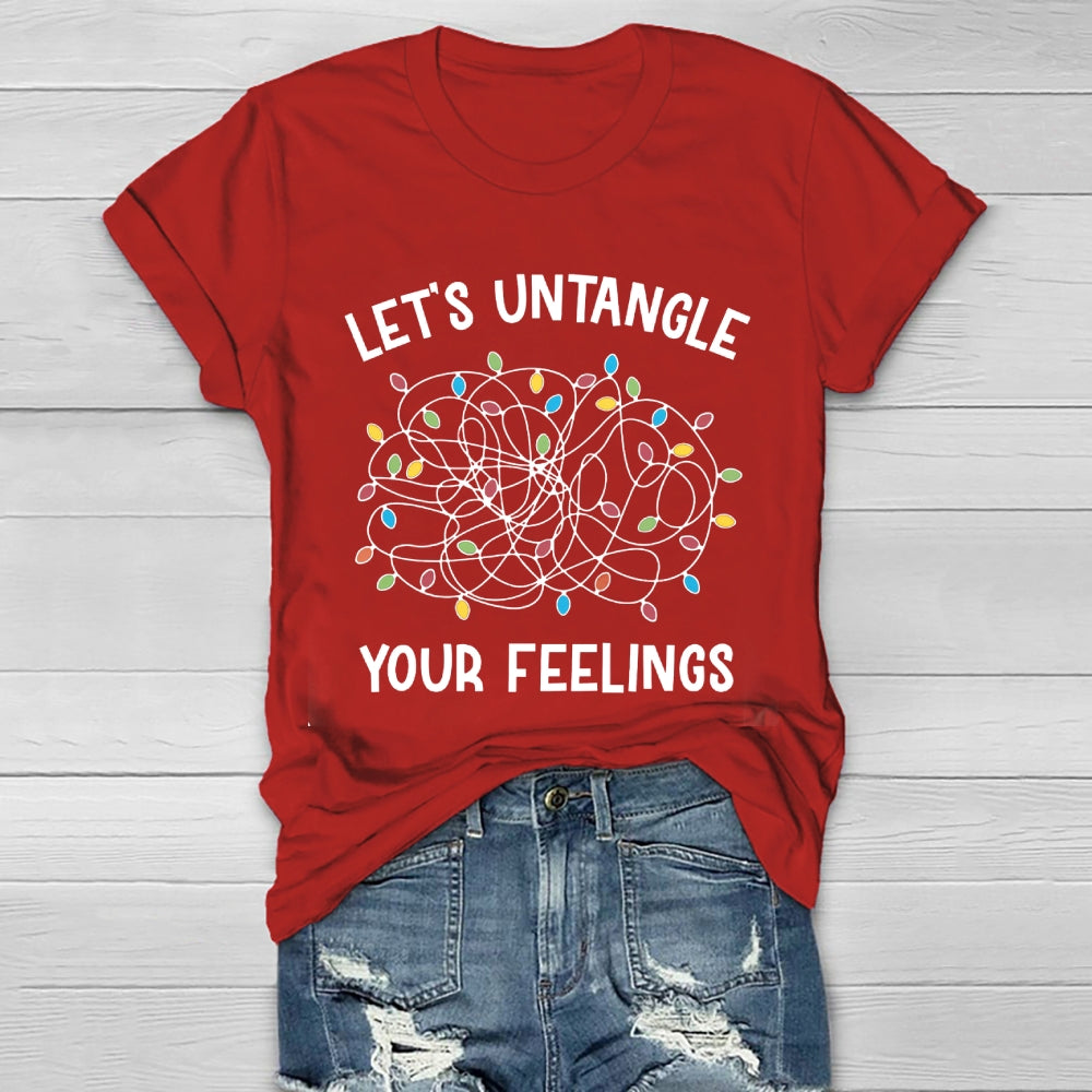 Let's Untangle Your Feelings Healthwear T-shirt