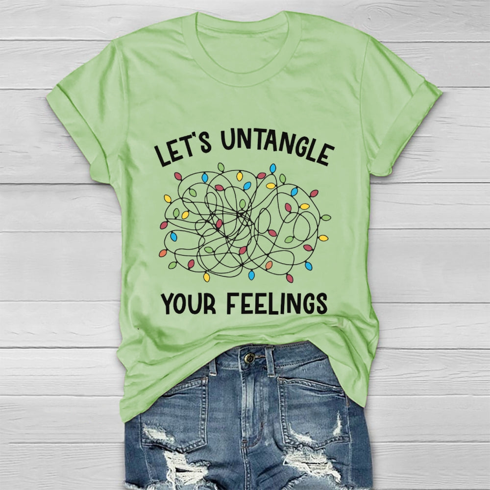 Let's Untangle Your Feelings Healthwear T-shirt