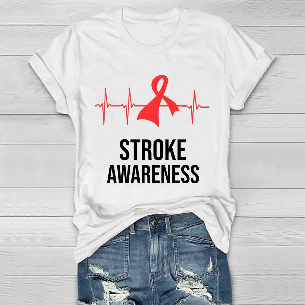 Stroke Awareness Healthwear T-shirt